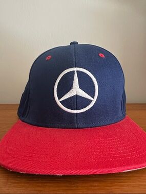 Mercedes-Benz Navy & Red Snapback Hat